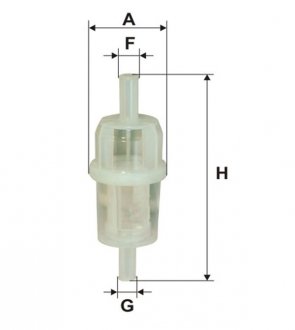 Фильтр топливный дизель мал прямой WIX FILTERS WF8126 (фото 1)