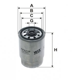 Фільтр паливний WIX FILTERS WF8238 (фото 1)