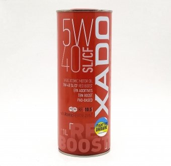 Масло 5W-40 1л Atomic OIL SL/CF XADO ХА 26106 (фото 1)